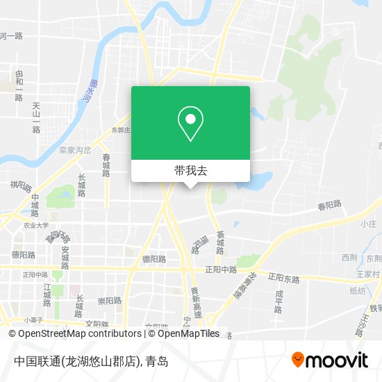 中国联通(龙湖悠山郡店)地图