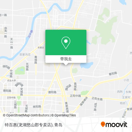特百惠(龙湖悠山郡专卖店)地图