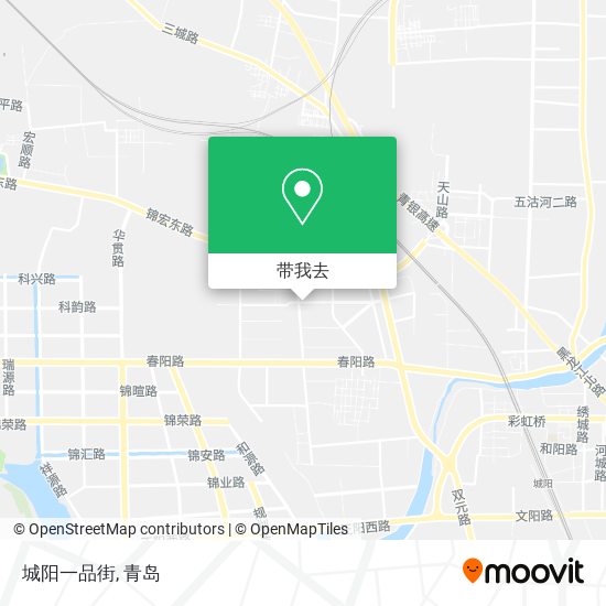 城阳一品街地图