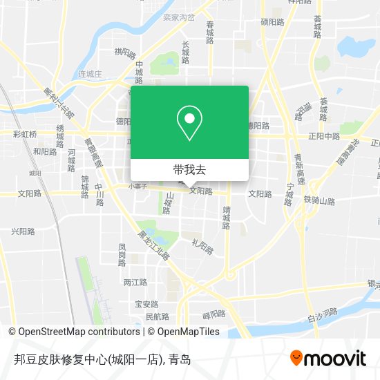 邦豆皮肤修复中心(城阳一店)地图