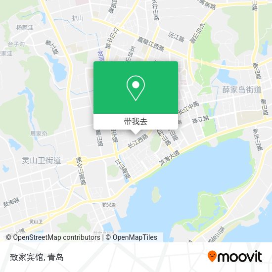 致家宾馆地图