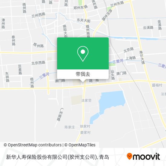 新华人寿保险股份有限公司(胶州支公司)地图