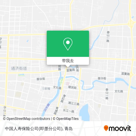 中国人寿保险公司(即墨分公司)地图