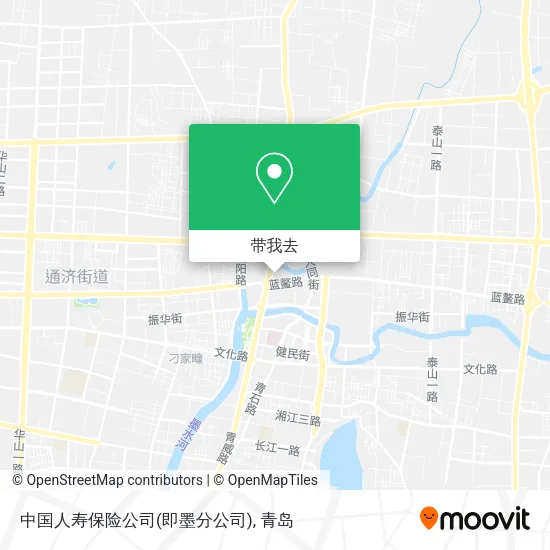 中国人寿保险公司(即墨分公司)地图