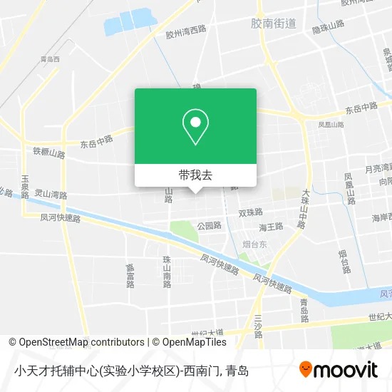 小天才托辅中心(实验小学校区)-西南门地图
