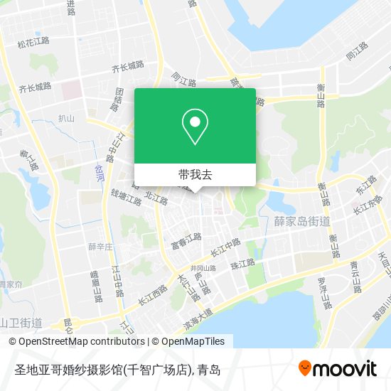 圣地亚哥婚纱摄影馆(千智广场店)地图