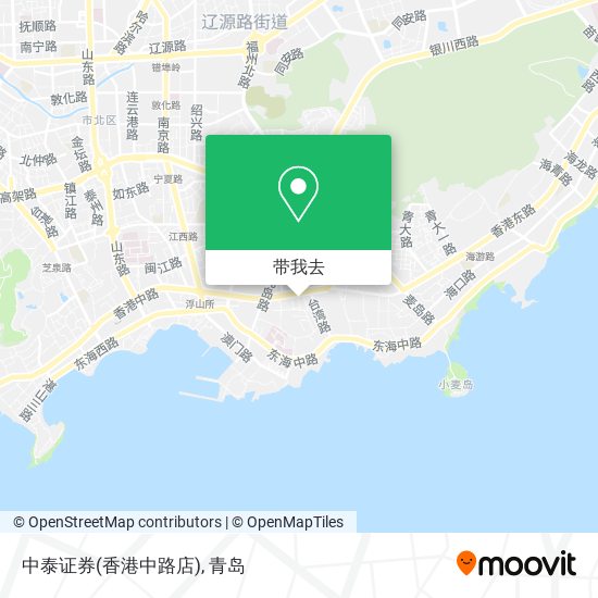 中泰证券(香港中路店)地图