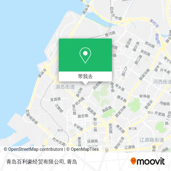 青岛百利豪经贸有限公司地图