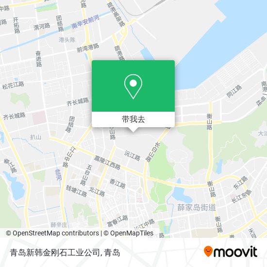 青岛新韩金刚石工业公司地图