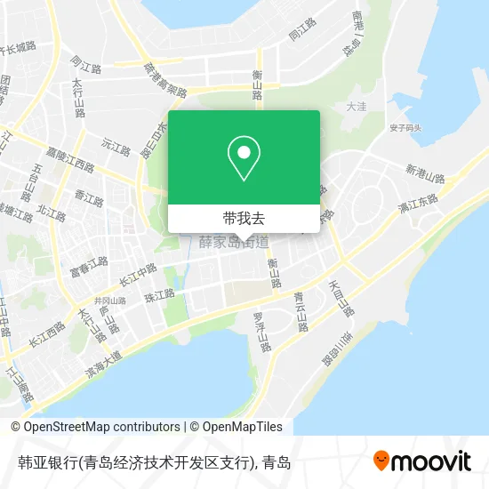 韩亚银行(青岛经济技术开发区支行)地图