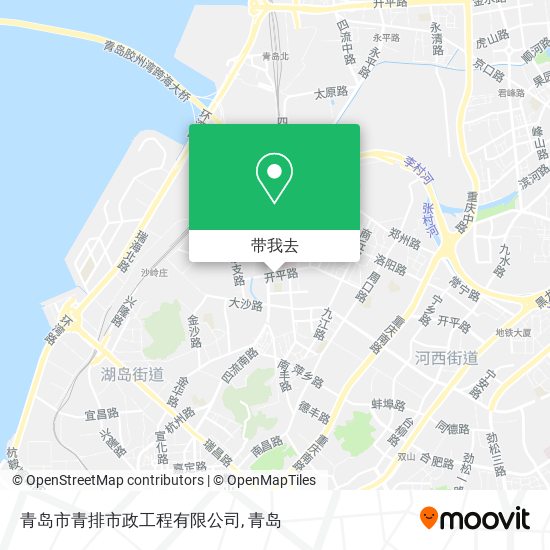 青岛市青排市政工程有限公司地图