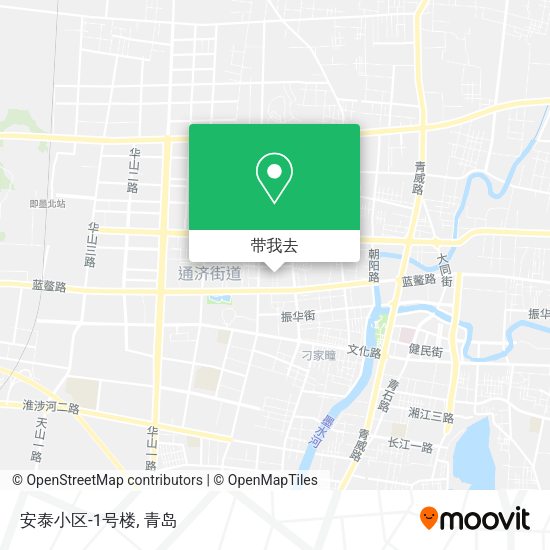 安泰小区-1号楼地图