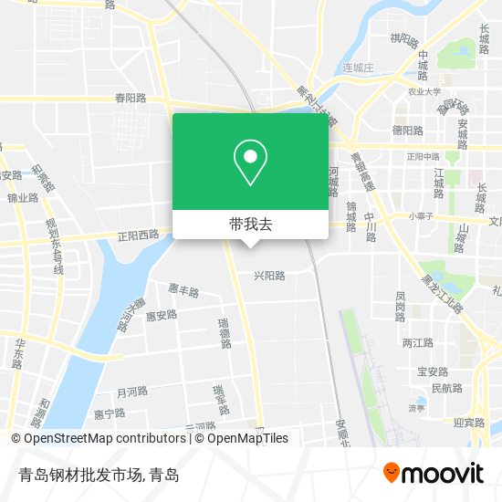 青岛钢材批发市场地图