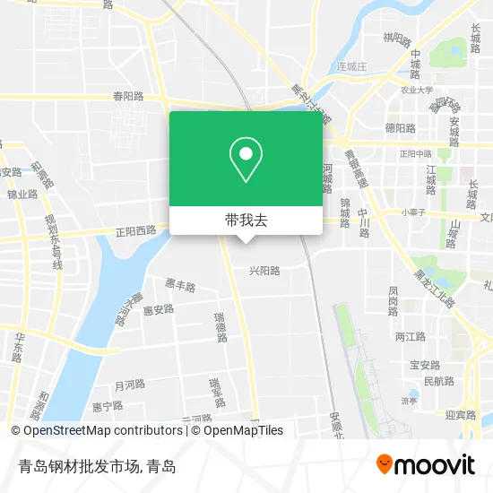 青岛钢材批发市场地图