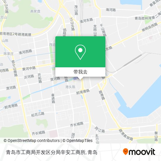 青岛市工商局开发区分局辛安工商所地图