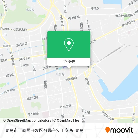青岛市工商局开发区分局辛安工商所地图