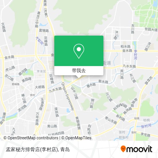 孟家秘方排骨店(李村店)地图