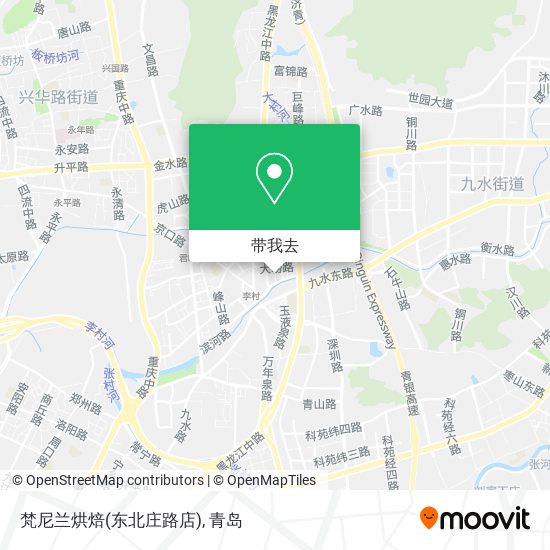 梵尼兰烘焙(东北庄路店)地图