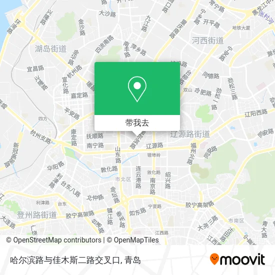 哈尔滨路与佳木斯二路交叉口地图