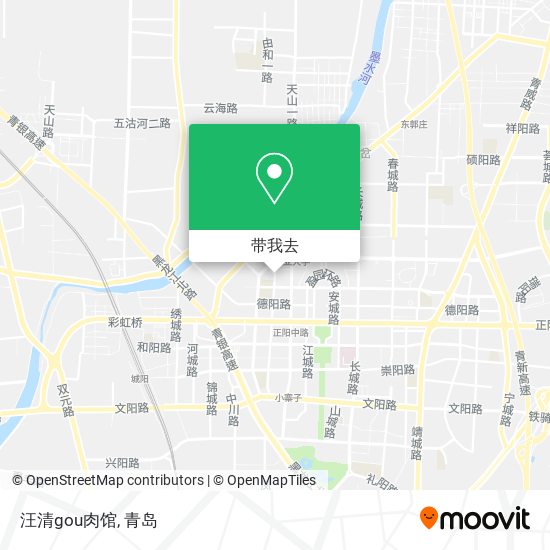 汪清gou肉馆地图