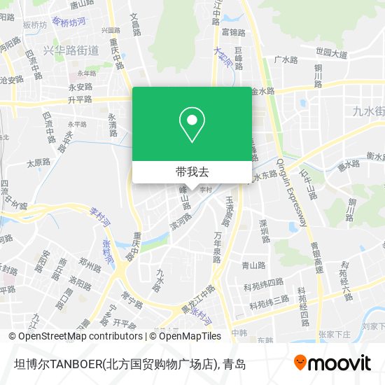 坦博尔TANBOER(北方国贸购物广场店)地图