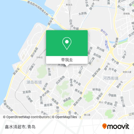 鑫水清超市地图