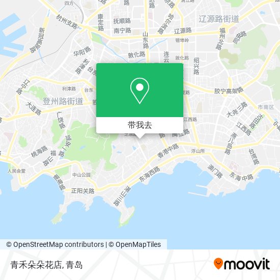 青禾朵朵花店地图