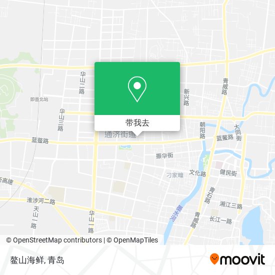 鳌山海鲜地图