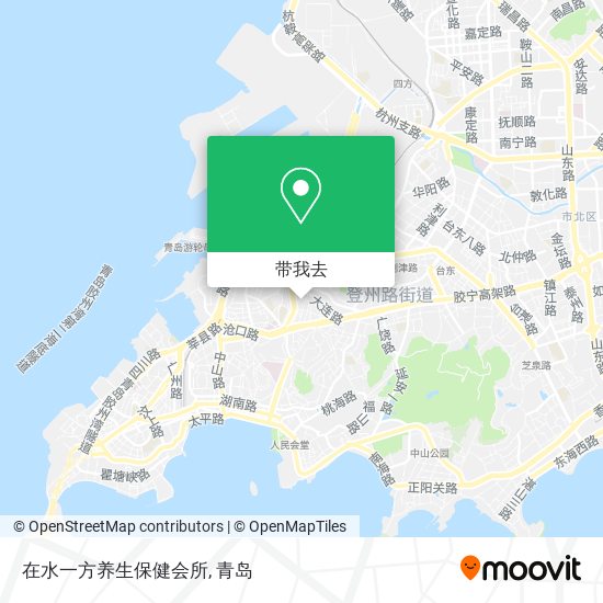 在水一方养生保健会所地图