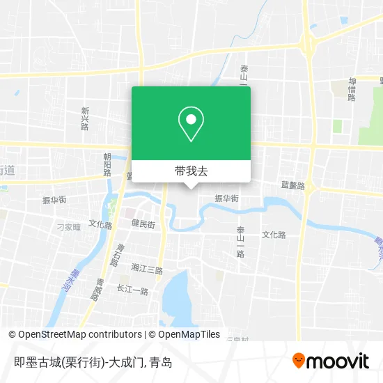 即墨古城(栗行街)-大成门地图