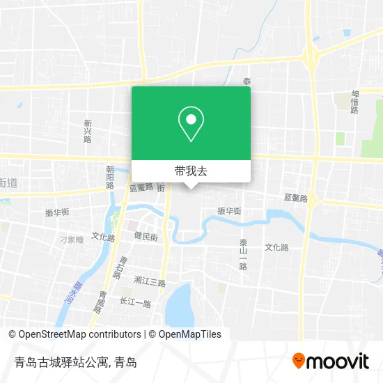 青岛古城驿站公寓地图