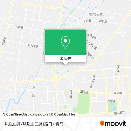 凤凰山路/凤凰山三路(路口)地图