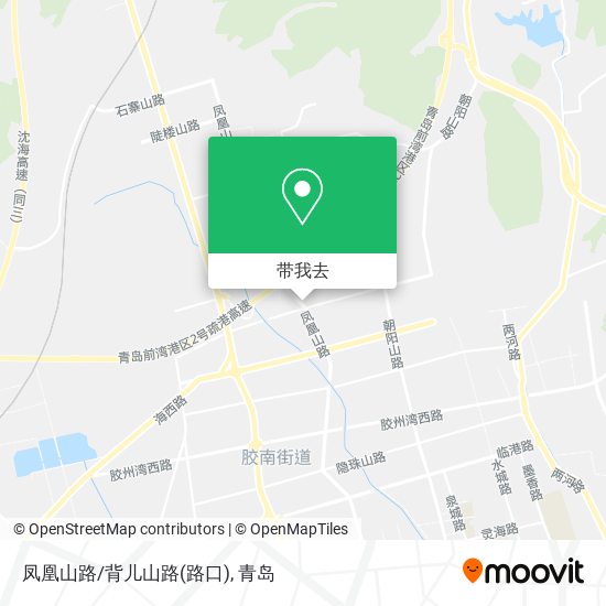 凤凰山路/背儿山路(路口)地图