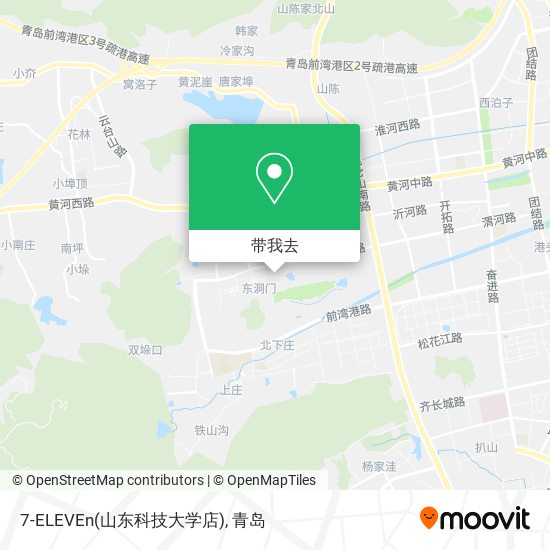 7-ELEVEn(山东科技大学店)地图