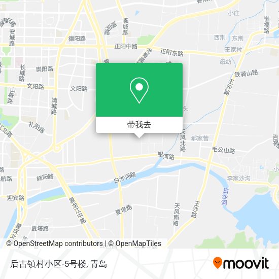 后古镇村小区-5号楼地图
