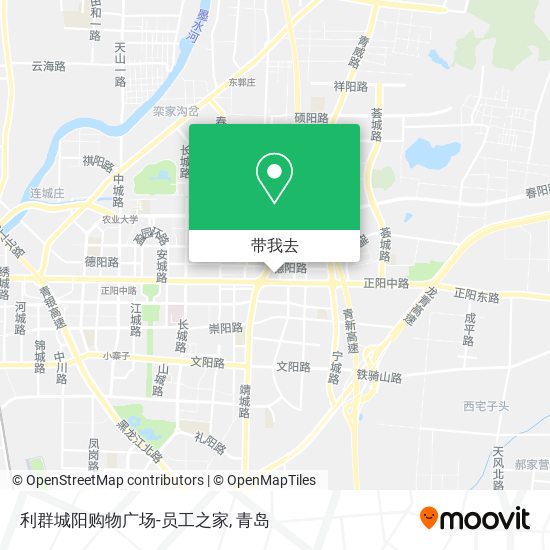 利群城阳购物广场-员工之家地图