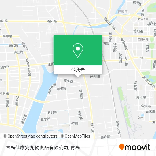 青岛佳家宠宠物食品有限公司地图
