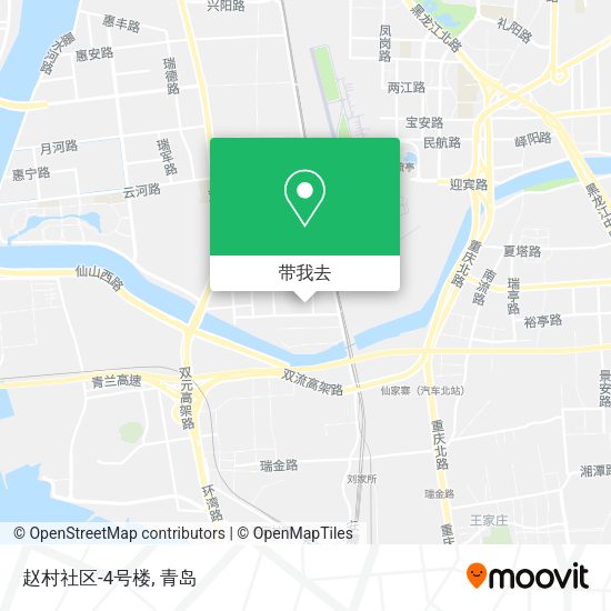 赵村社区-4号楼地图