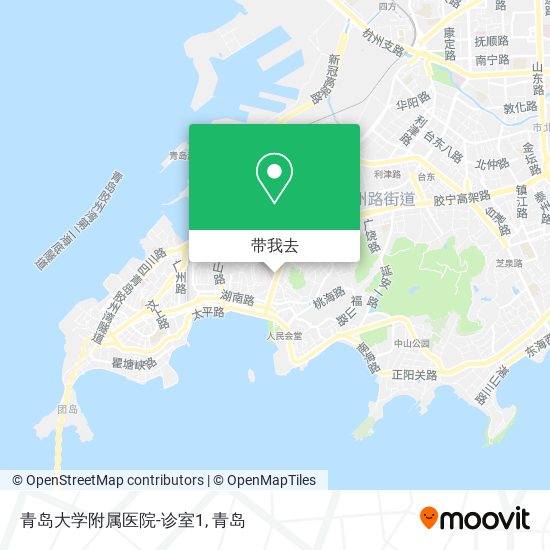 青岛大学附属医院-诊室1地图