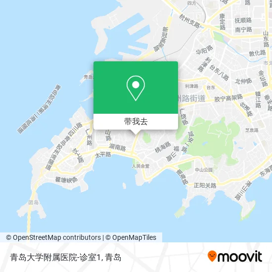 青岛大学附属医院-诊室1地图