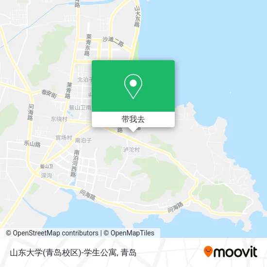 山东大学(青岛校区)-学生公寓地图