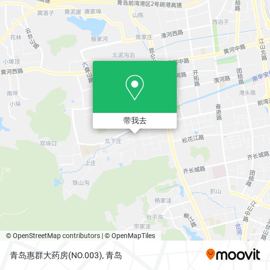 青岛惠群大药房(NO.003)地图