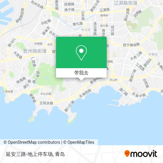 延安三路-地上停车场地图
