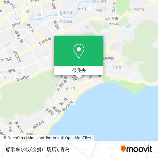 船歌鱼水饺(金狮广场店)地图