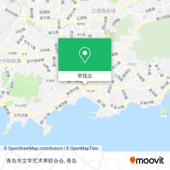 青岛市文学艺术界联合会地图