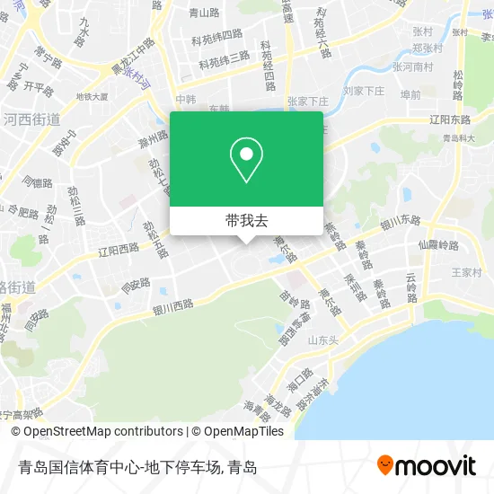 青岛国信体育中心-地下停车场地图