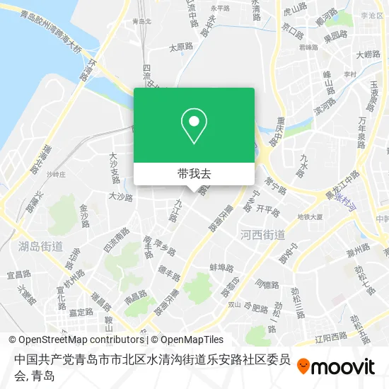 中国共产党青岛市市北区水清沟街道乐安路社区委员会地图