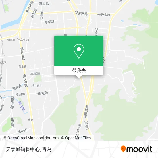 天泰城销售中心地图