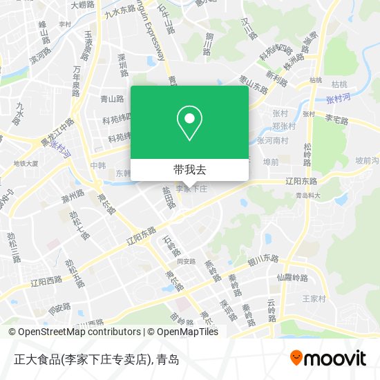 正大食品(李家下庄专卖店)地图