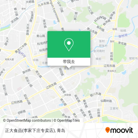 正大食品(李家下庄专卖店)地图
